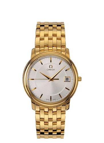 Omega - 4110.31.00 De Ville Prestige Quartz 34.4 Yellow Gold / Silver / Bracelet