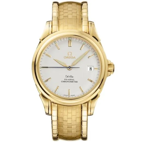 Omega - 4131.31.00 De Ville Co-Axial 37.5 Yellow Gold / White / Bracelet