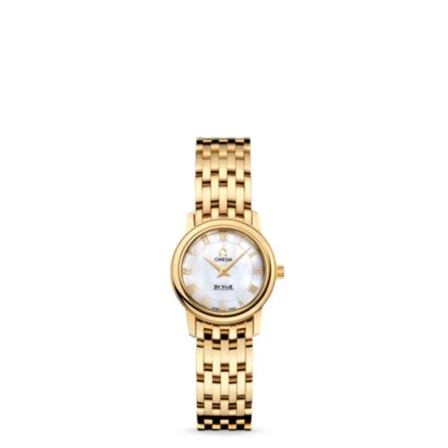 Omega - 4170.71.00 De Ville Prestige Quartz 22 Yellow Gold / MOP / Bracelet