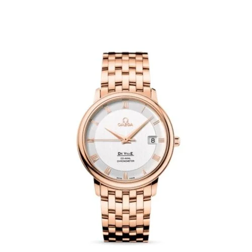 Omega - 4178.31.00 De Ville Prestige Co-Axial 36.5 Red Gold / Silver/ Bracelet