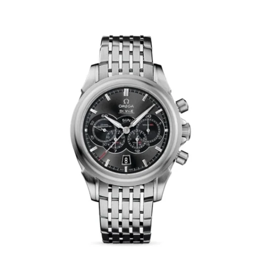 Omega Omega - 422.10.41.52.06.001 De Ville Co-Axial 41 Chronograph 4 Counters Stainless Steel / Grey / Bracelet