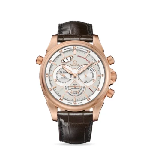 Omega Omega - 422.53.44.51.02.002 De Ville Co-Axial 44 Chronoscope Rattrapante II Red Gold / Silver