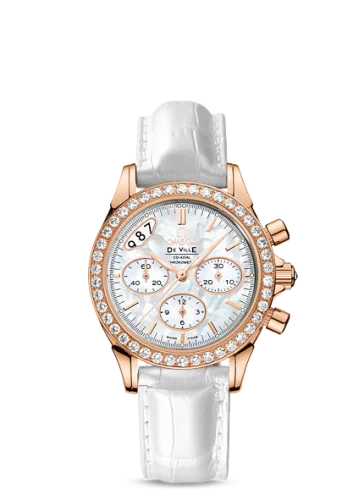 Omega - 422.58.35.50.05.002 De Ville Co-Axial 35 Chronograph Red Gold Diamond / MOP