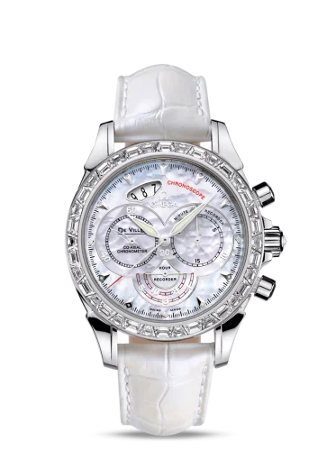 Omega - 422.98.41.50.05.001 De Ville Co-Axial 41 Chronoscope Palladium Baguette / MOP