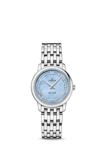 Omega - 424.10.27.60.57.001 De Ville Prestige Quartz 27.4 Stainless Steel / Vintage - Blue MOP / Bracelet