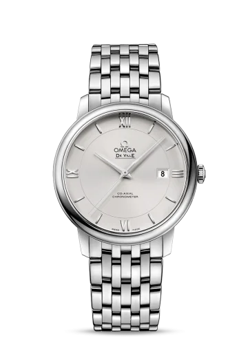 Omega - 424.10.40.20.02.003 De Ville Prestige Co-Axial 39.5 Stainless Steel / Silver / Bracelet