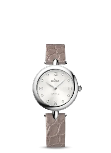 Omega - 424.13.27.60.52.001 De Ville Prestige Dewdrop Quartz 27.4 Stainless Steel / Silver