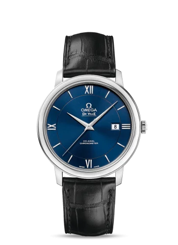 Omega - 424.13.40.20.03.001 De Ville Prestige Co-Axial 39.5 Stainless Steel / Blue