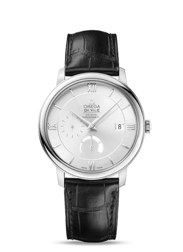 Omega De Ville Prestige Co-Axial 39.5 Power Reserve Stainless Steel / Silver