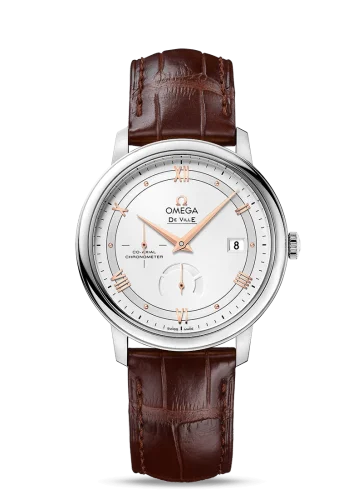Omega De Ville Prestige Co-Axial 39.5 Power Reserve Stainless Steel / Vintage Silver