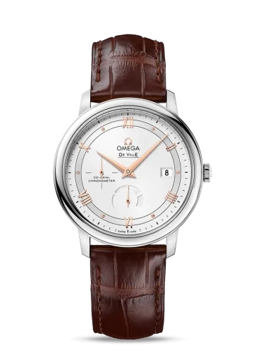 Omega Omega - 424.13.40.21.02.002 De Ville Prestige Co-Axial 39.5 Power Reserve Stainless Steel / Vintage Silver