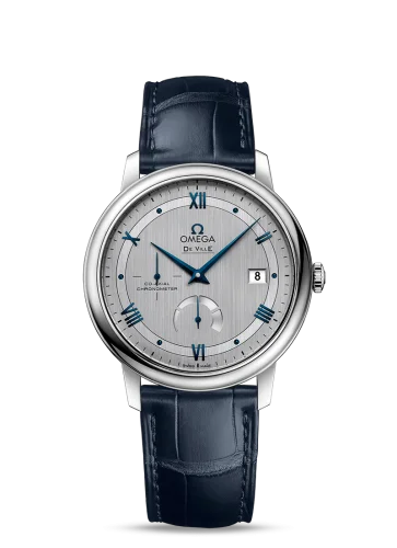 Omega De Ville Prestige Co-Axial 39.5 Power Reserve Stainless Steel / Vintage Silver