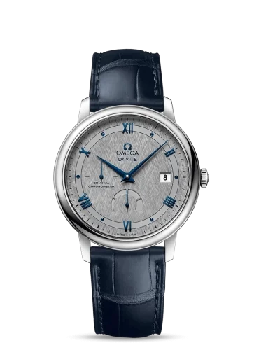 Omega Omega - 424.13.40.21.06.002 De Ville Prestige Co-Axial 39.5 Power Reserve Stainless Steel / Vintage Grey Silk