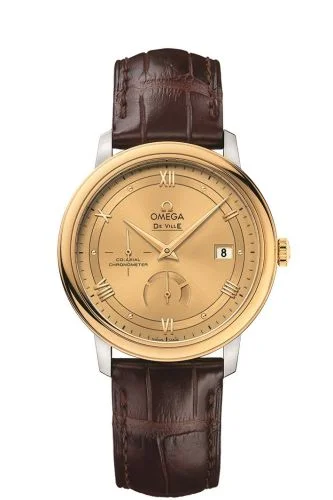 Omega Proto De Ville Prestige Co-Axial 39.5 Power Reserve Vintage Stainless Steel / Yellow Gold / Champagne