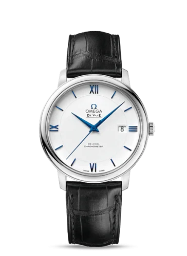 Omega - 424.53.40.20.04.001 De Ville Prestige Co-Axial 39.5 White Gold / White