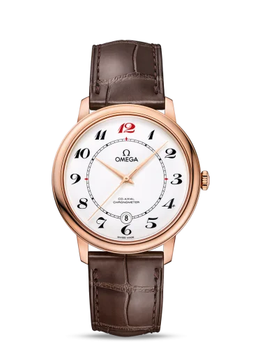 Omega - 424.53.40.20.04.004 De Ville Prestige Co-Axial 39.5 Red Gold / Enamel / 50th Anniversary