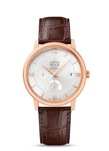 Omega De Ville Prestige Co-Axial 39.5 Power Reserve Red Gold / Silver
