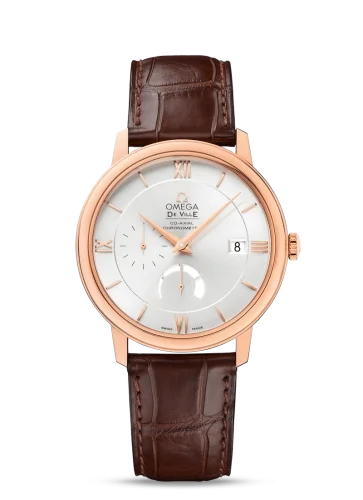 Omega Omega - 424.53.40.21.02.001 De Ville Prestige Co-Axial 39.5 Power Reserve Red Gold / Silver