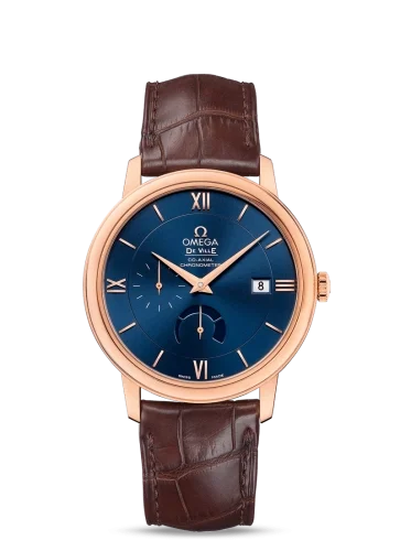 Omega Omega - 424.53.40.21.03.002 De Ville Prestige Co-Axial 39.5 Power Reserve Red Gold / Blue