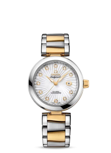 Omega - 425.20.34.20.55.002 LadyMatic Co-Axial 34 Stainless Steel / Yellow Gold / MOP / Bracelet