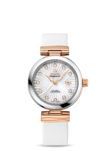 Omega - 425.22.34.20.55.001 LadyMatic Co-Axial 34 Stainless Steel / Red Gold / MOP