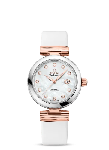 Omega - 425.22.34.20.55.004 LadyMatic Co-Axial 34 Stainless Steel / Sedna Gold / MOP