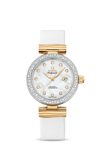 Omega - 425.27.34.20.55.003 LadyMatic Co-Axial 34 Stainless Steel / Yellow Gold / Diamond / MOP