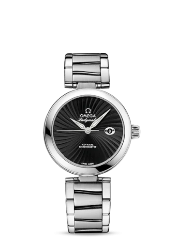 Omega - 425.30.34.20.01.001 LadyMatic Co-Axial 34 Stainless Steel / Black / Bracelet
