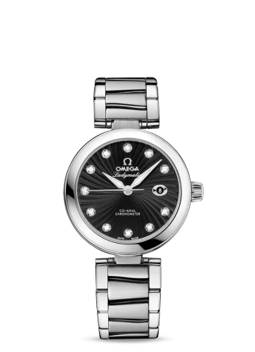 Omega - 425.30.34.20.51.001 LadyMatic Co-Axial 34 Stainless Steel / Black / Bracelet