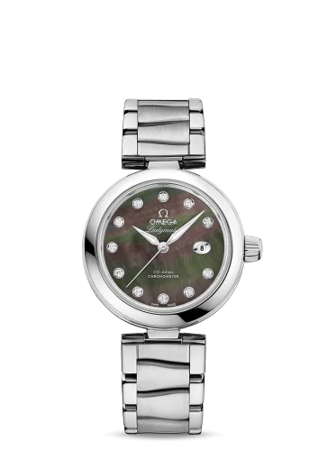 Omega - 425.30.34.20.57.004 LadyMatic Co-Axial 34 Stainless Steel / Brown MOP / Bracelet