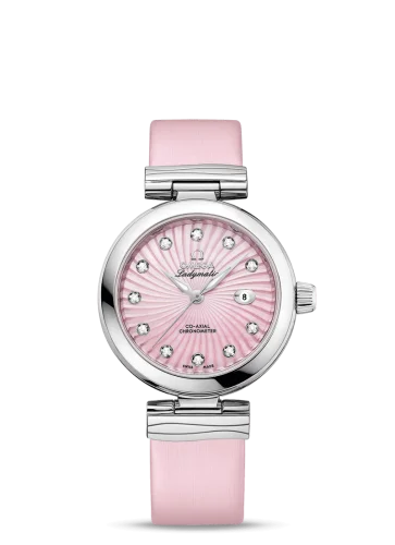 Omega - 425.32.34.20.57.001 LadyMatic Co-Axial 34 Stainless Steel / Pink MOP