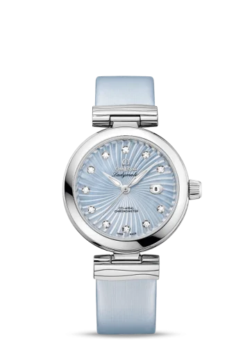 Omega - 425.32.34.20.57.002 LadyMatic Co-Axial 34 Stainless Steel / Blue MOP