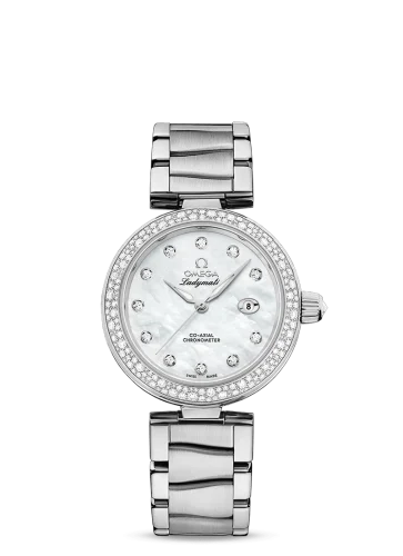 Omega - 425.35.34.20.55.002 LadyMatic Co-Axial 34 Stainless Steel / Diamond / MOP / Bracelet