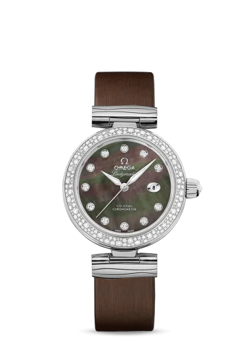 Omega - 425.37.34.20.57.004 LadyMatic Co-Axial 34 Stainless Steel / Diamond / Grey MOP