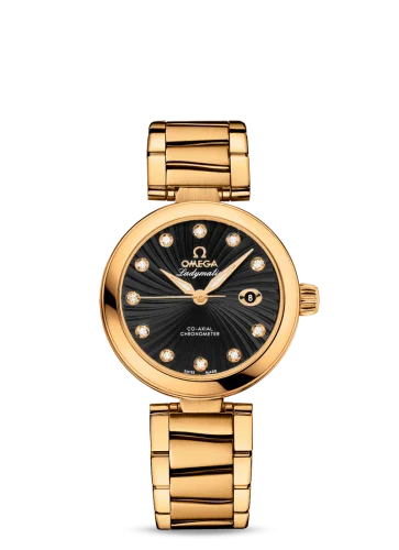 Omega - 425.60.34.20.51.002 LadyMatic Co-Axial 34 Yellow Gold / Black / Bracelet