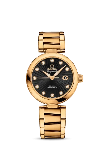 Omega Omega - 425.60.34.20.51.002 LadyMatic Co-Axial 34 Yellow Gold / Black / Bracelet