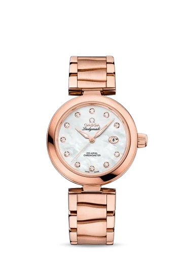 Omega Omega - 425.60.34.20.55.004 LadyMatic Co-Axial 34 Sedna Gold / MOP / Bracelet