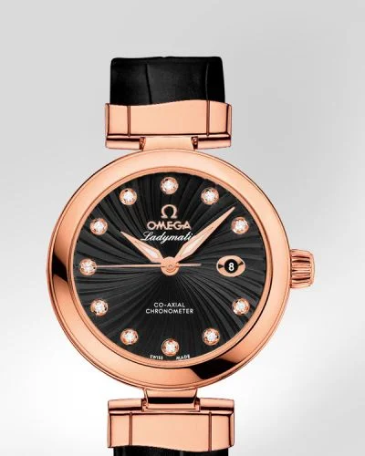 Omega Omega - 425.63.34.20.51.001 LadyMatic Co-Axial 34 Red Gold / Black