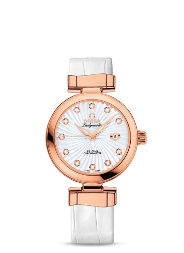 Omega - 425.63.34.20.55.001 LadyMatic Co-Axial 34 Red Gold / MOP