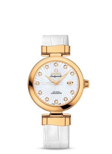 Omega Omega - 425.63.34.20.55.002 LadyMatic Co-Axial 34 Yellow Gold / MOP