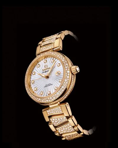 Omega Omega - 425.65.34.20.55.006 LadyMatic Co-Axial 34 Yellow Gold / Diamond / MOP / Diamond Bracelet