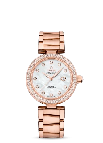 Omega Omega - 425.65.34.20.55.010 LadyMatic Co-Axial 34 Sedna Gold / Diamond / MOP / Bracelet