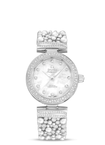 Omega Omega - 425.65.34.20.55.013 LadyMatic Co-Axial 34 White Gold / Pearls and Diamonds