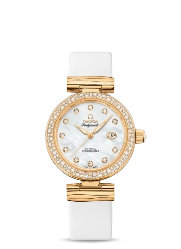 Omega Omega - 425.67.34.20.55.007 LadyMatic Co-Axial 34 Yellow Gold / Diamond / MOP