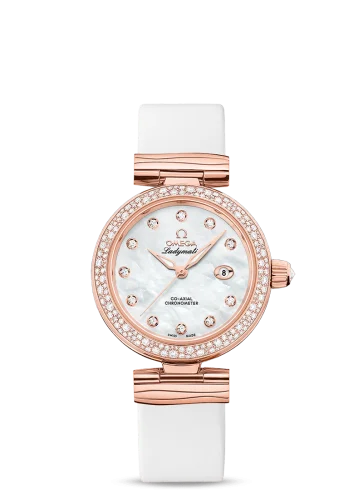 Omega - 425.67.34.20.55.008 LadyMatic Co-Axial 34 Sedna Gold / Diamond / MOP