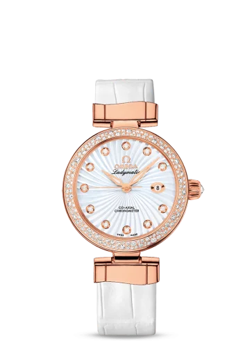 Omega - 425.68.34.20.55.001 LadyMatic Co-Axial 34 Red Gold / Diamond / MOP