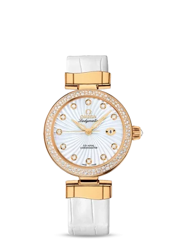 Omega Omega - 425.68.34.20.55.002 LadyMatic Co-Axial 34 Yellow Gold / Diamond / MOP