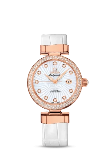 Omega Omega - 425.68.34.20.55.004 LadyMatic Co-Axial 34 Red Gold / Diamond / MOP
