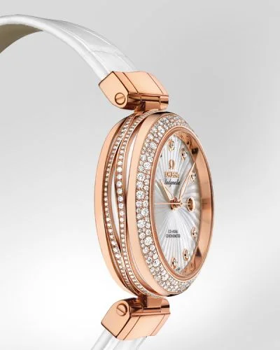 Omega Omega - 425.68.34.20.55.004 LadyMatic Co-Axial 34 Red Gold / Diamond / MOP