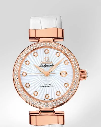 Omega Omega - 425.68.34.20.55.004 LadyMatic Co-Axial 34 Red Gold / Diamond / MOP
